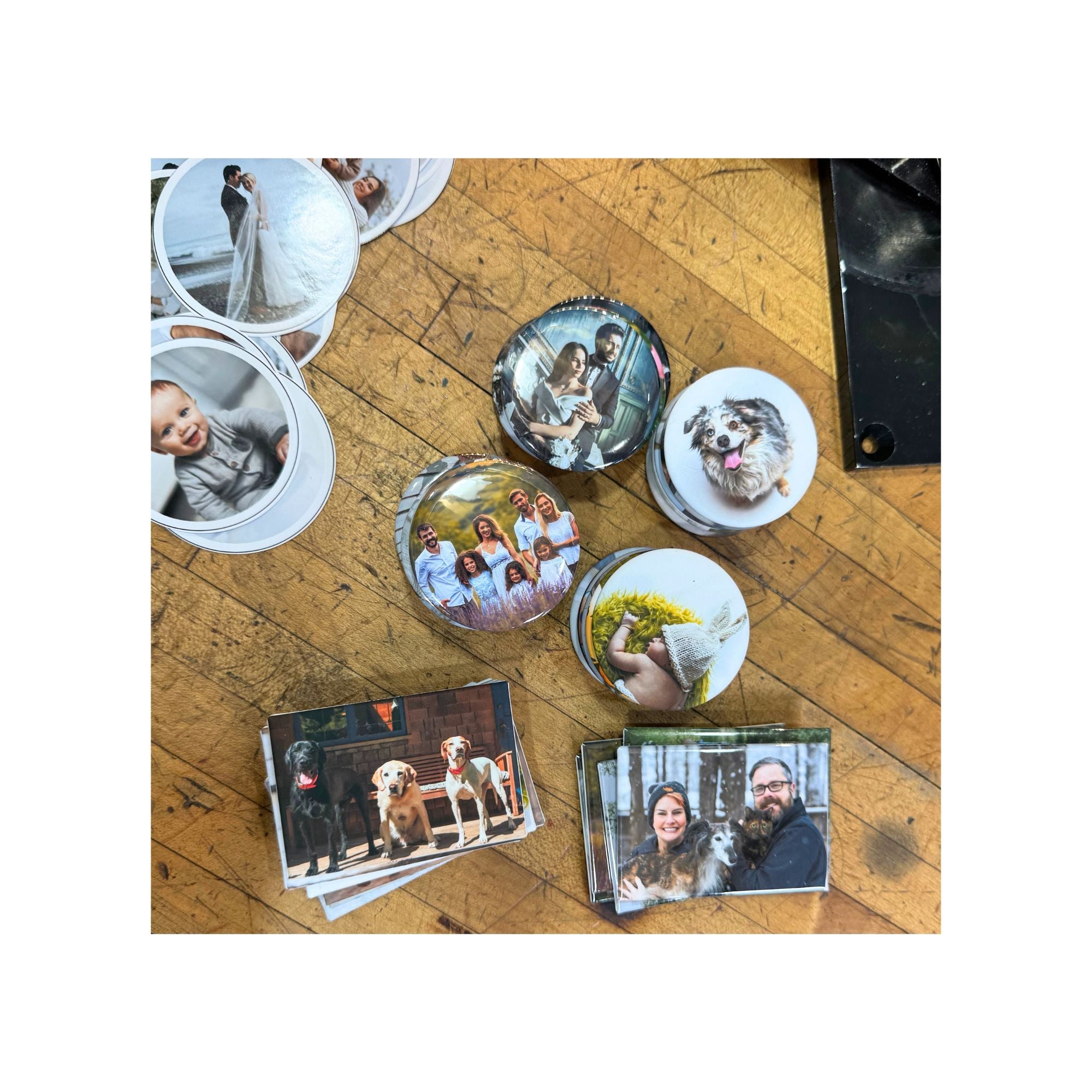Photo Magnet Buttons