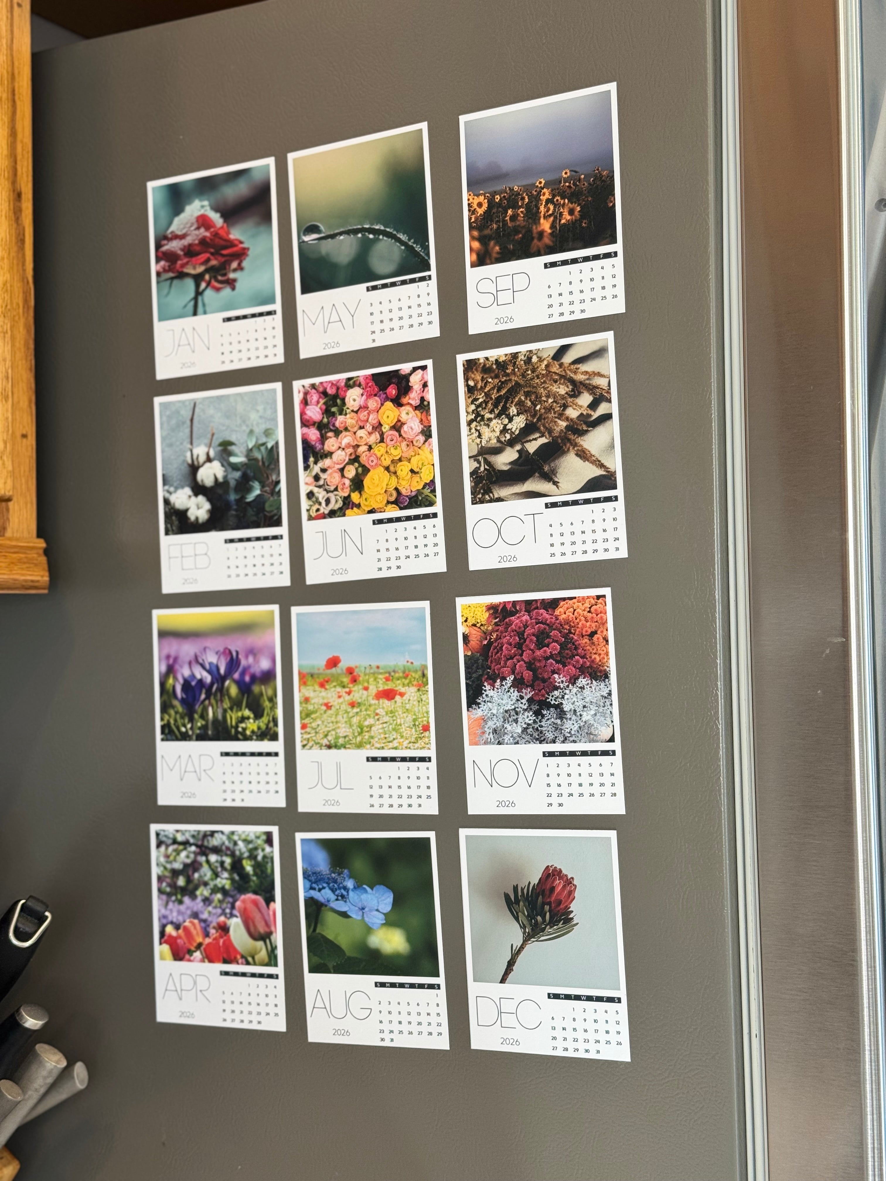 Flowers by Season Calendar (5x4")