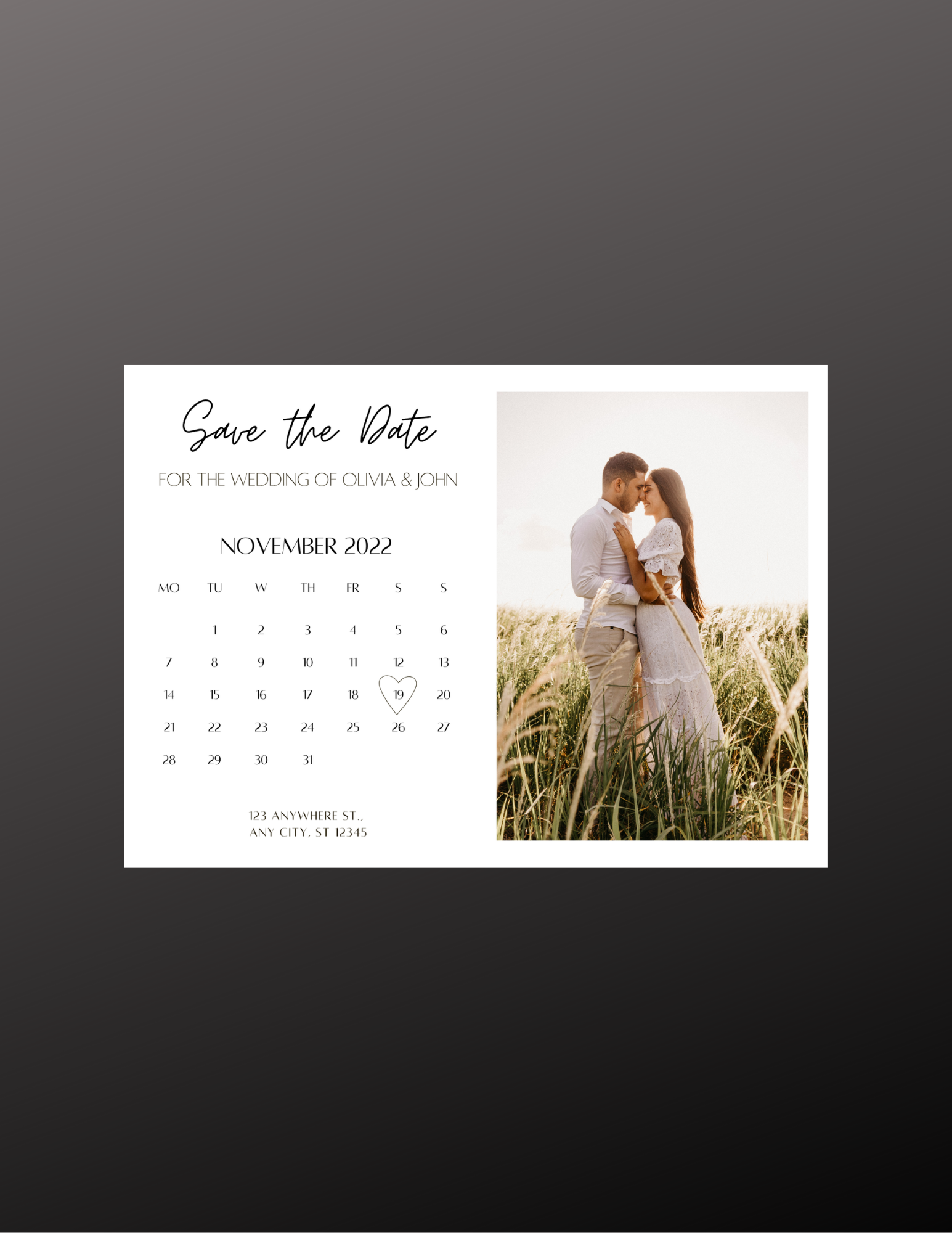 Save the Date Calendar